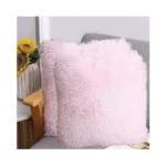 Dongchen Soft Fur Faux Fur Throw Pillow Covers Pack Of