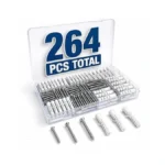 Drywall Anchors And Screws Kit – 264pcs Screws And Anchors