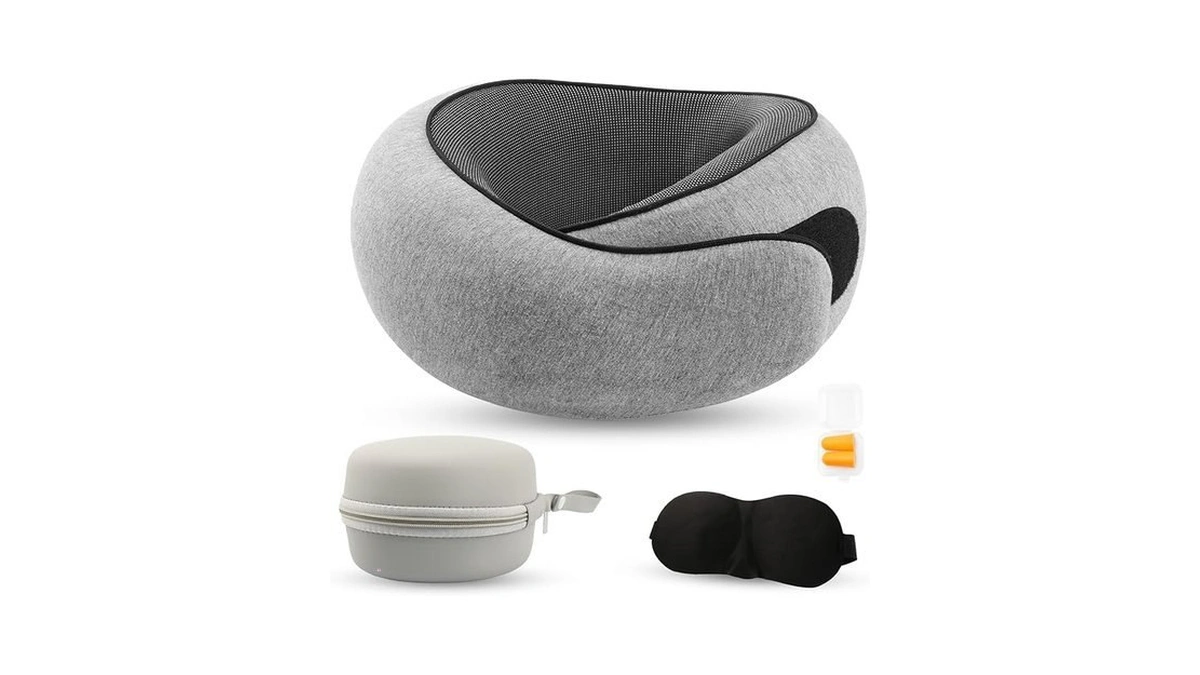 Voomikon Neck Pillow Airplane, Travel Pillows For Airplanes, Memory Foam