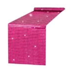 Easy Home Sequin Disco Table Runner Glitter For Wedding Birthday
