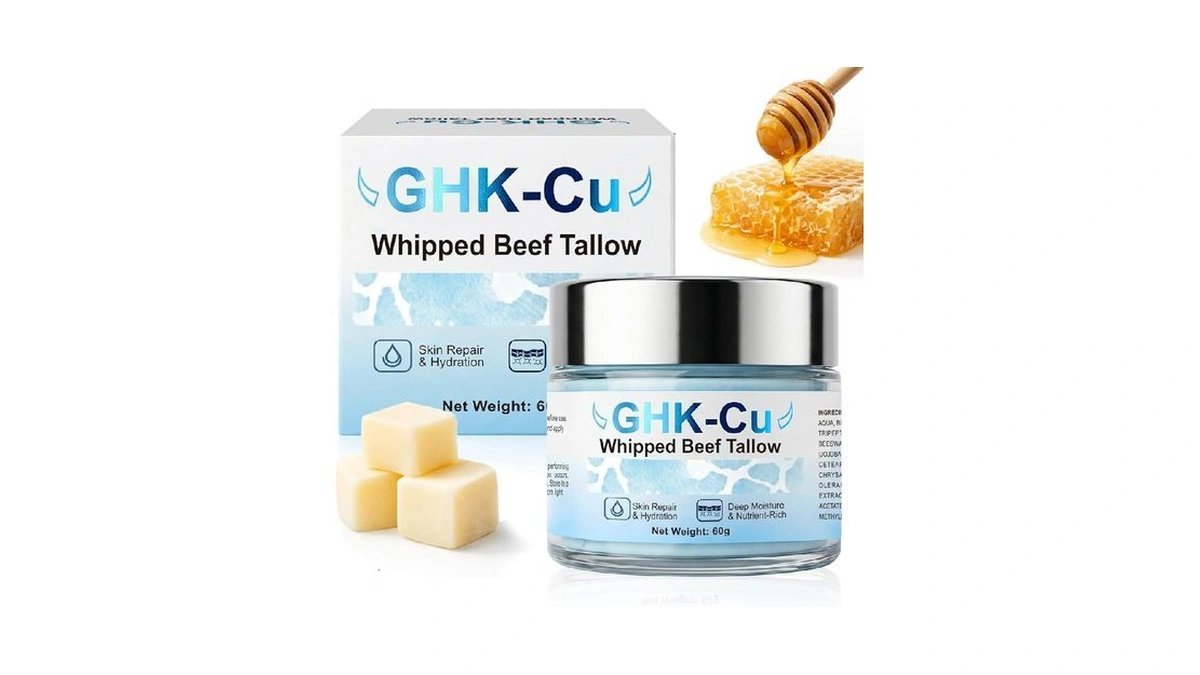 Ghk-cu Peptide Cream, Blue Copper Peptide Tallow Moisturizer For Face