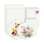 120 Sheets Watercolor Paper Bulk, 6 Sizes 9" X 12",8.5"