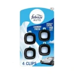Febreze Car Air Freshener Vent Clip Laundry Fresh Scent, .07