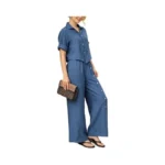 Joyfunear Women's 2 Piece Outfits Lounge Sets Long Sleeve Buttons