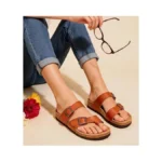 Mazeskin Genuine Arch Support Orthopedic Slide Sandals For Women With