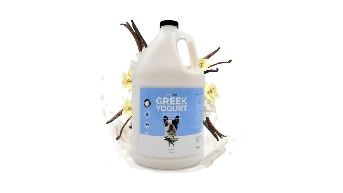 Bark2basics Vanilla Greek Yogurt Dog Shampoo, 1 Gallon | Protein