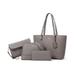 Women Fashion Synthetic Leather Handbags Tote Bag Shoulder Bag Top