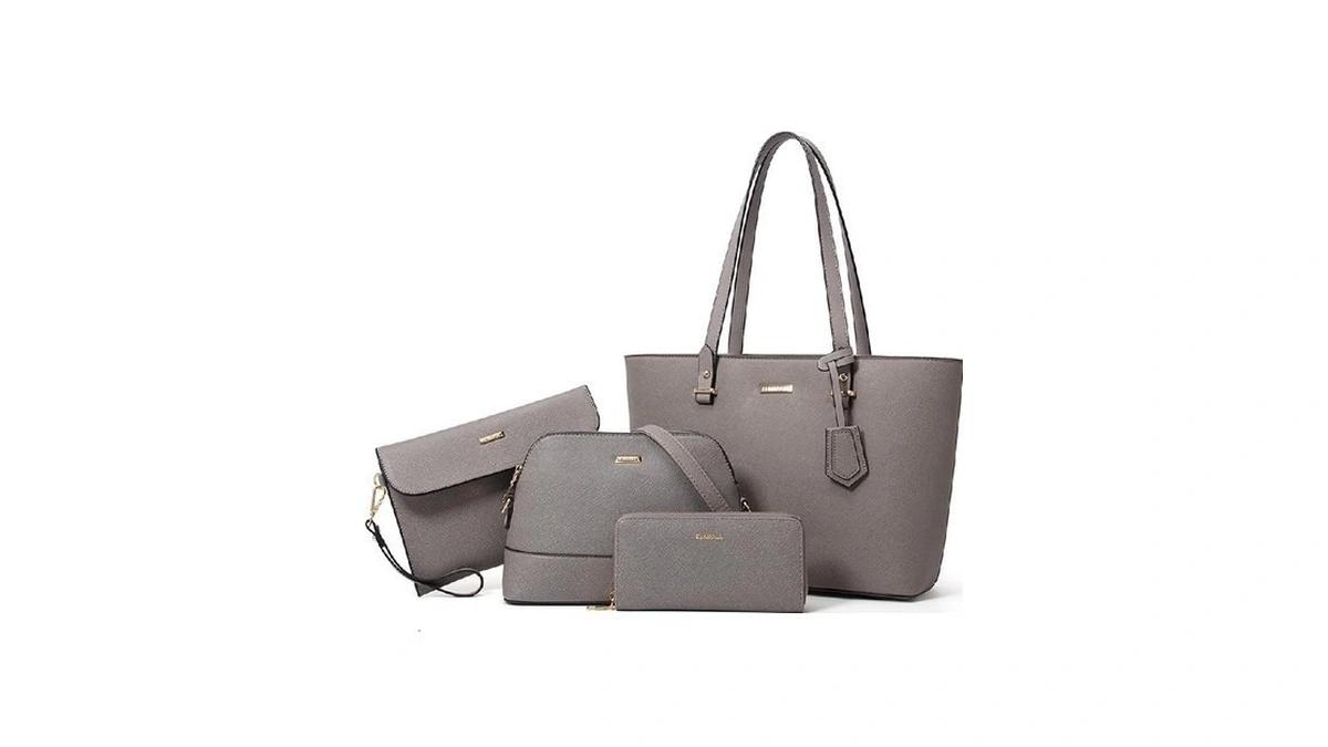 Women Fashion Synthetic Leather Handbags Tote Bag Shoulder Bag Top