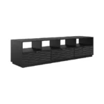 Sauder Morgan Main Credenza, For Tv's Up To 80", Black