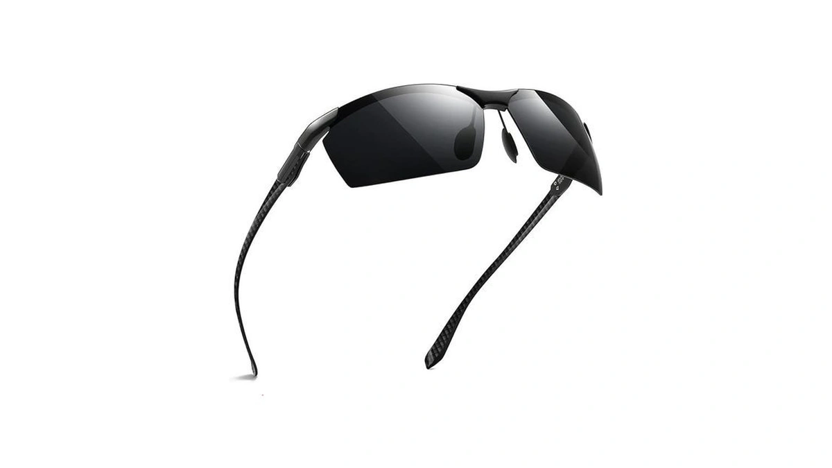 Sungait Carbon Fiber Men’s Sports Polarized Sunglasses For Driving Fishing
