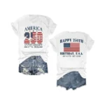 Ithalt 250th Anniversary Usa Shirt Womens 4th Of July Shirts