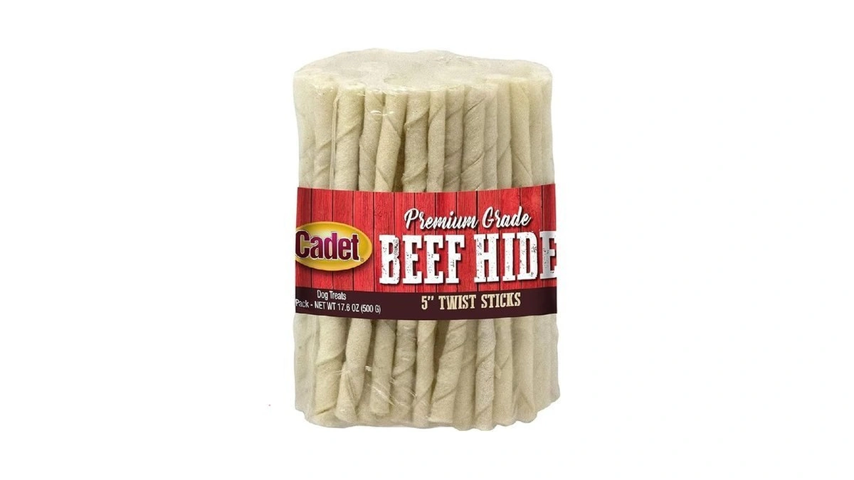 Cadet Premium Grade Beef Hide For Dogs, Long Lasting Rawhide