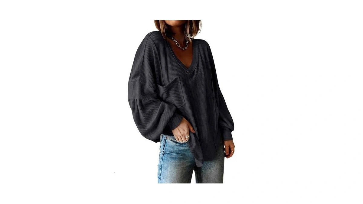 Btfbm Womens Fall Fashion 2026 Long Sleeve Shirts Casual V