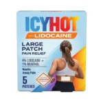 Icy Hot Lidocaine Pain Relief Patches, Numb Aggravated Nerves With