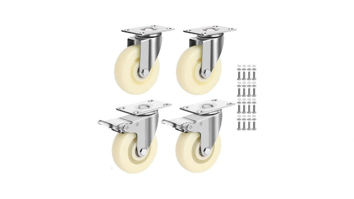 Tghey 4 Inch Caster Wheels Set Of 4 Heavy Duty
