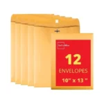 Amazon coupon: 1intheoffice Clasp Envelopes 10x13, Larg
