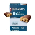 Clif Builders + Caffeine Protein Bars - Chocolate Chip Cookie