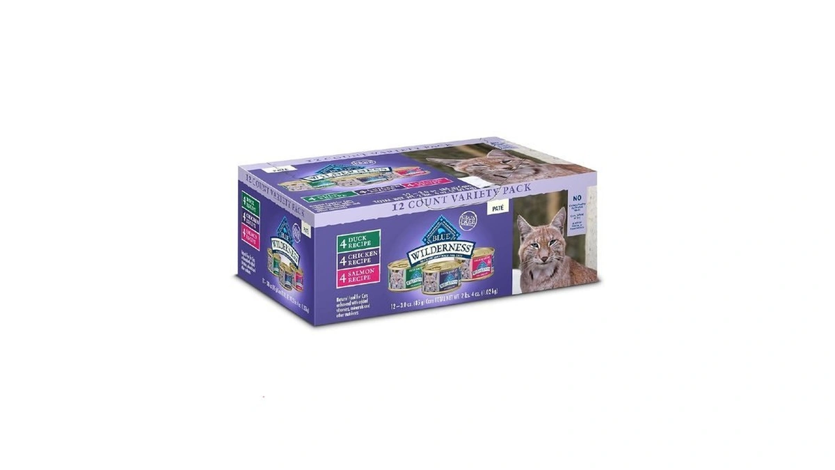Blue Buffalo Wilderness High Protein, Natural Adult Pate Wet Cat