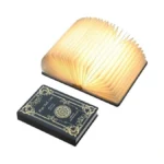 Ba Suns Magic Book Lamp, 3-color Adjustable Reading Light, Portable