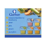 Gerber Stage 2 Baby Food, Farmers’ Market Puree Tubs, No