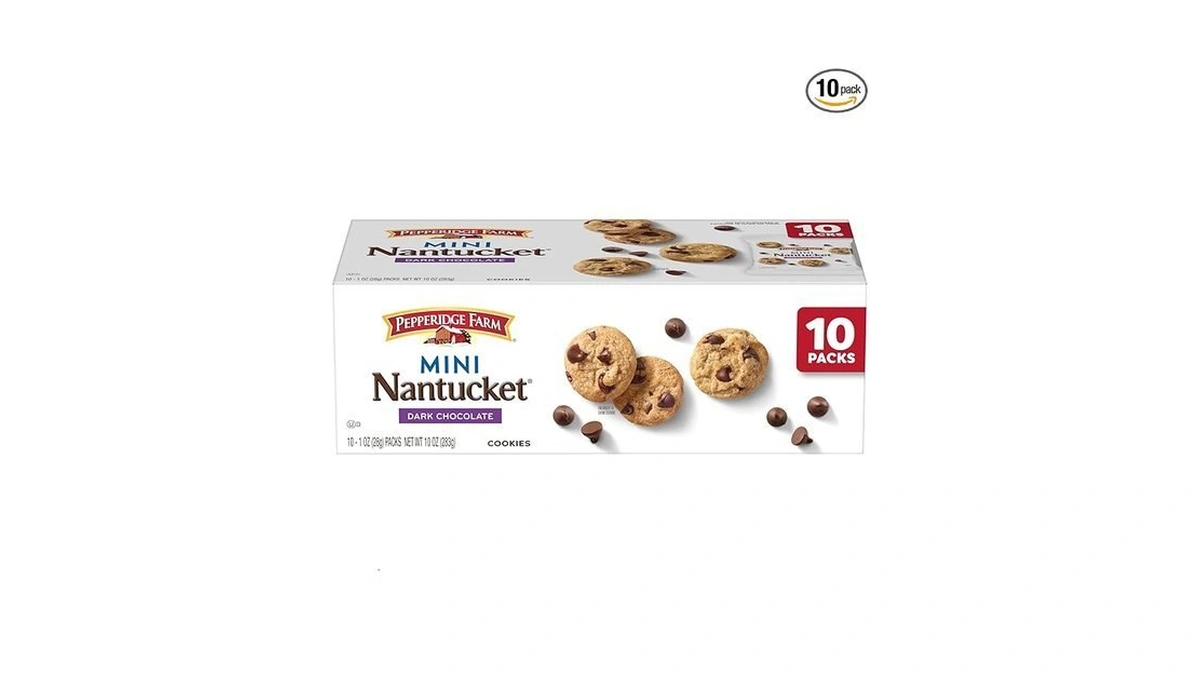 Pepperidge Farm Nantucket Mini Dark Chocolate Chip Cookies, 1 Oz