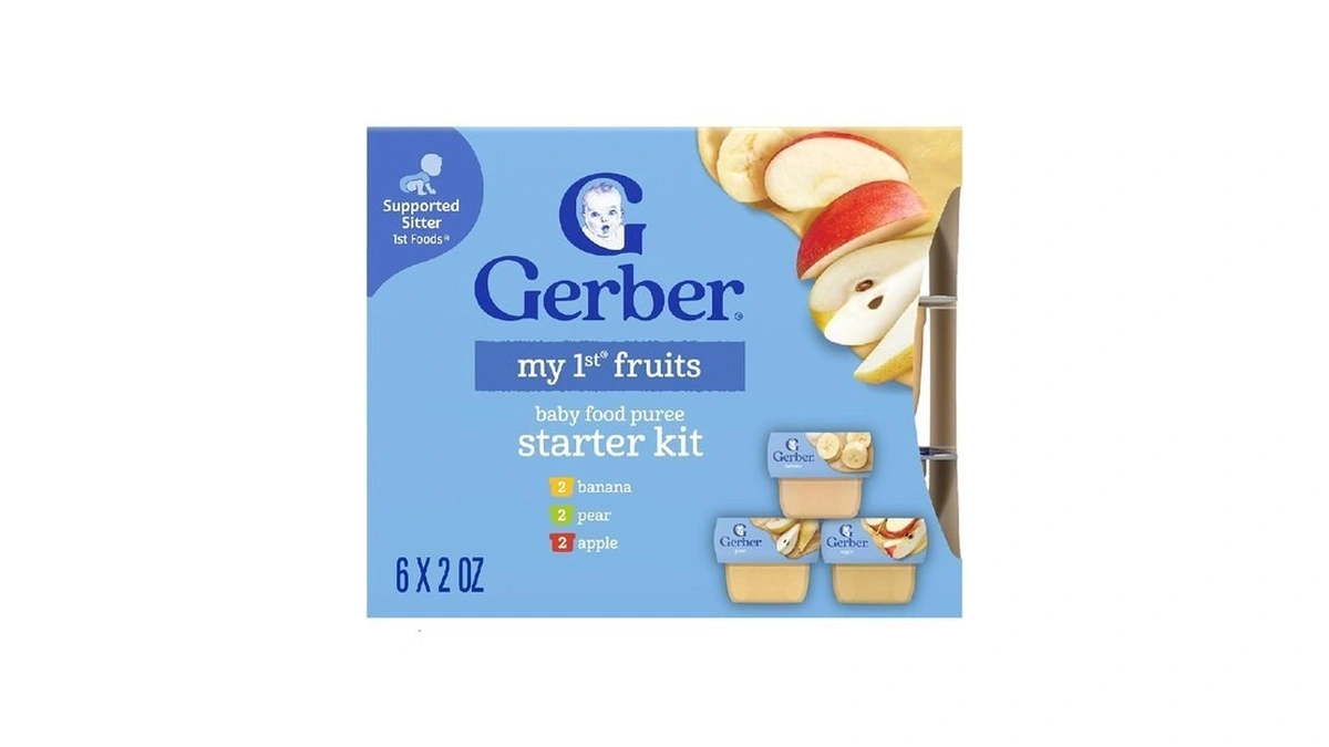 Gerber My 1st Fruits Starter Kit, Banana, Pear & Apple