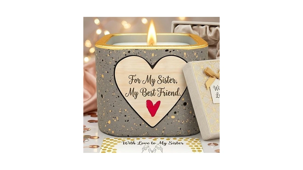 Personalized Scented Candle, Diy Heart Design, French Vanilla Soy Wax,