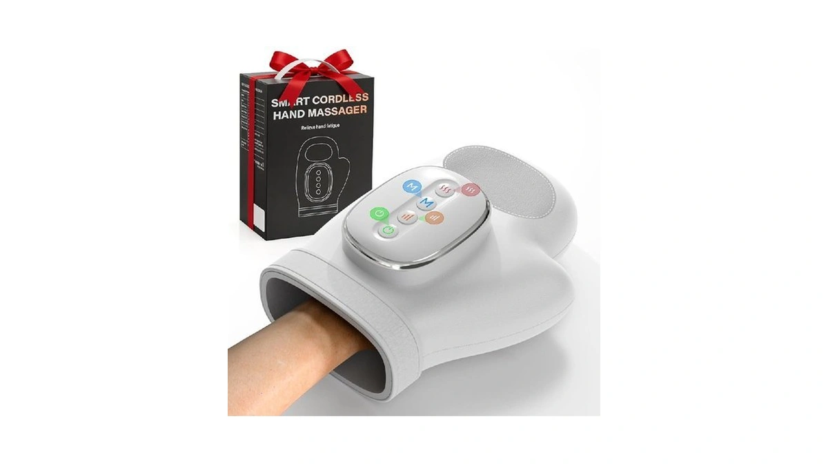 Hand Massager With Heat And Compression: 2026 New Cordless Electric