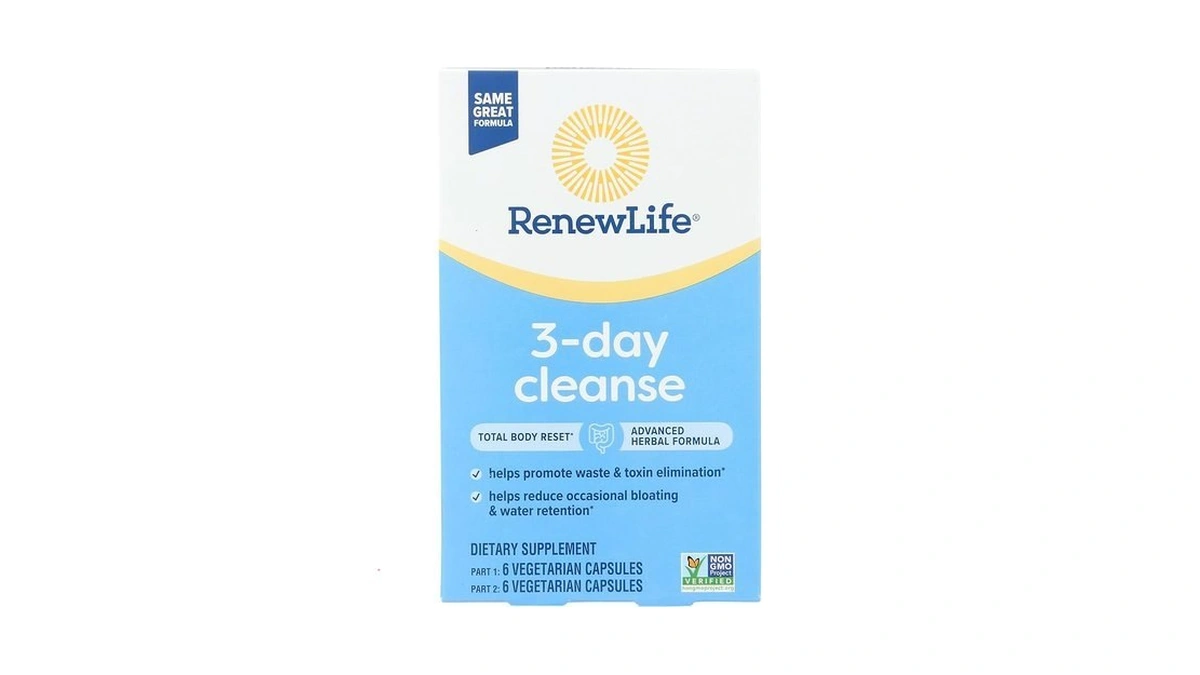 Renew Life 3-day Cleanse Total Body Reset 2-part Detox Cleanse