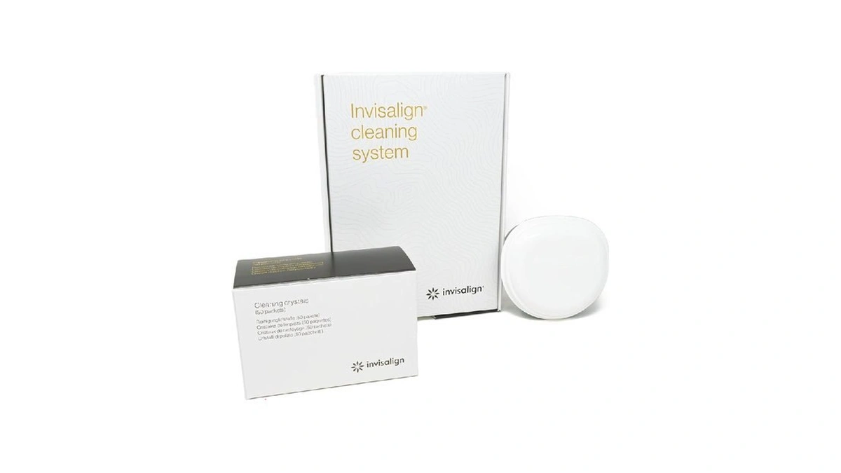 Invisalign Cleaning Crystals For Clear Aligners And Retainers With Tub,