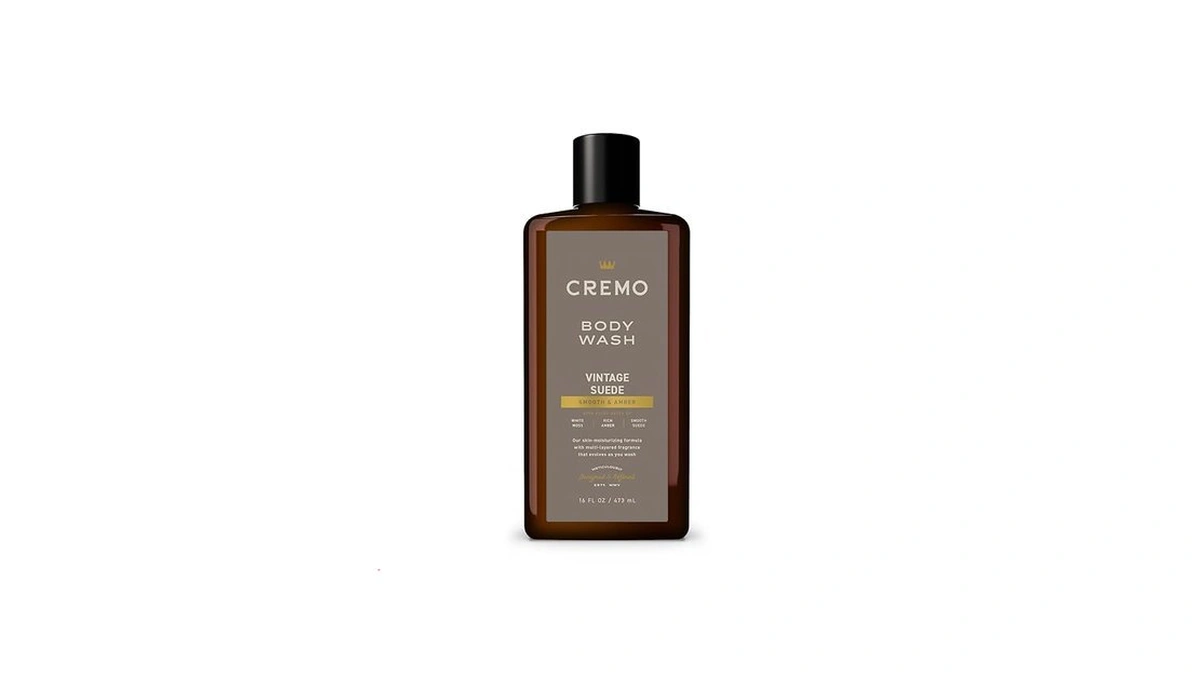 Cremo Body Wash For Men, Rich-lathering Vintage Suede, 16 Fl