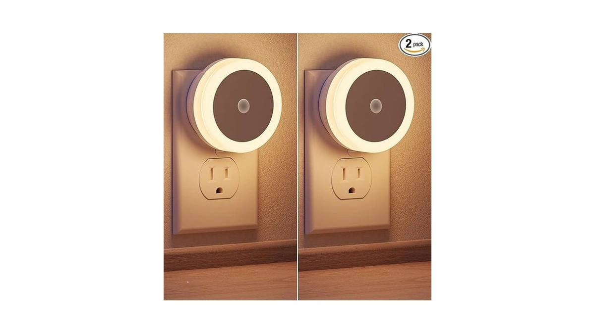 Briignite Night Lights Plug Into Wall, [2 Pack], Nightlight With