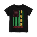 Juneteenth Shirts For Kids Todder Boys Girls, African American History