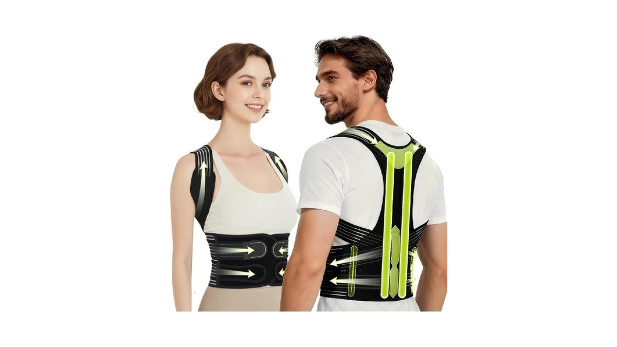 Posture Corrector For Women & Men, Breathable Full Back Brace