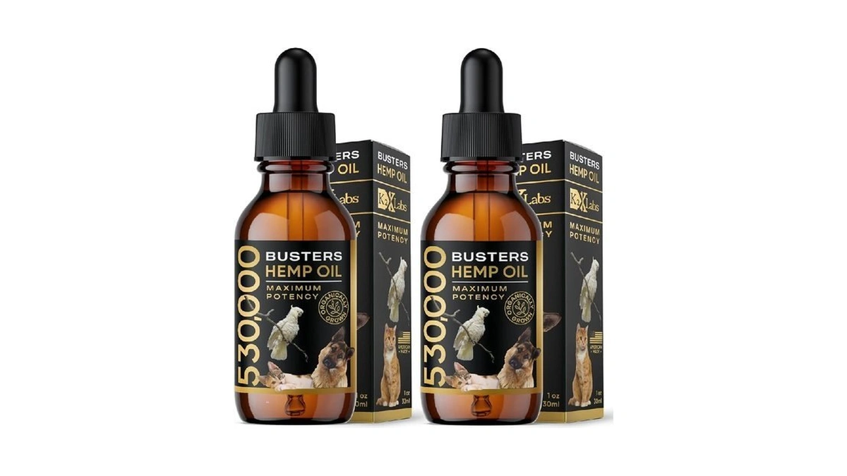 K2xlabs Busters Organic Hemp Oil 530,000 2pack 2month Supply For