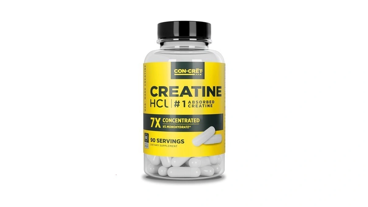 Con-cret Creatine Hcl Capsules | Muscle, Cognitive, Cellular Energy Support