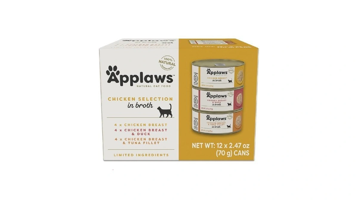 Applaws Natural Wet Canned Cat Food, Limited And Natural Ingredients,