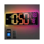 Amazon code: Tempospark Large Digital Wall Clocks Blu