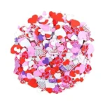 900 Pieces Foam Heart Stickers Colorful Valentine Foam Heart Shaped
