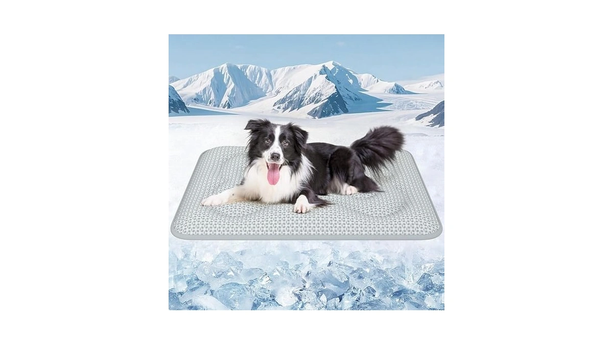Rywell Dog Cooling Mat, 44”x32” Super Thick & Reversible Cooling