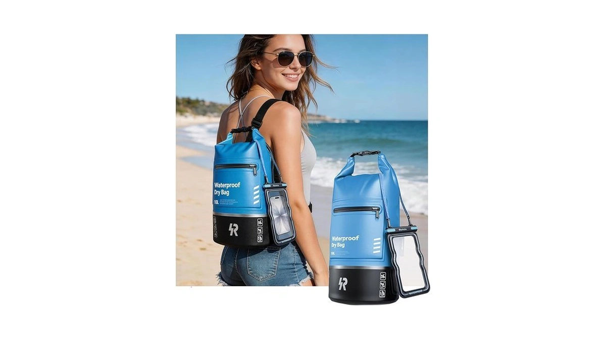 Rorhxia 10l Waterproof Dry Bag, [upgraded Waterproof & Tearproof] With