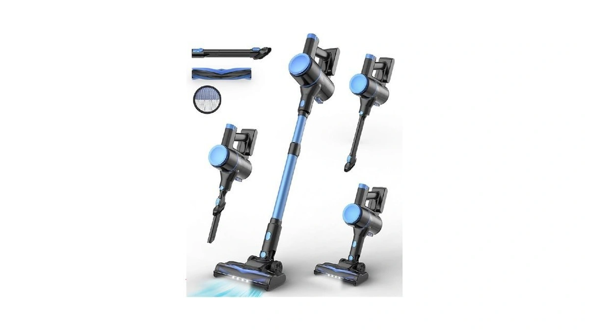 Uml0 N8 Cordless Vacuum Cleaner,lightweight Stick Vacuum With Powerful Suction,2200mah