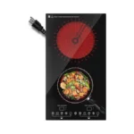 Evituta Electric Cooktop, 2 Burner Electric Stove With Led Touch