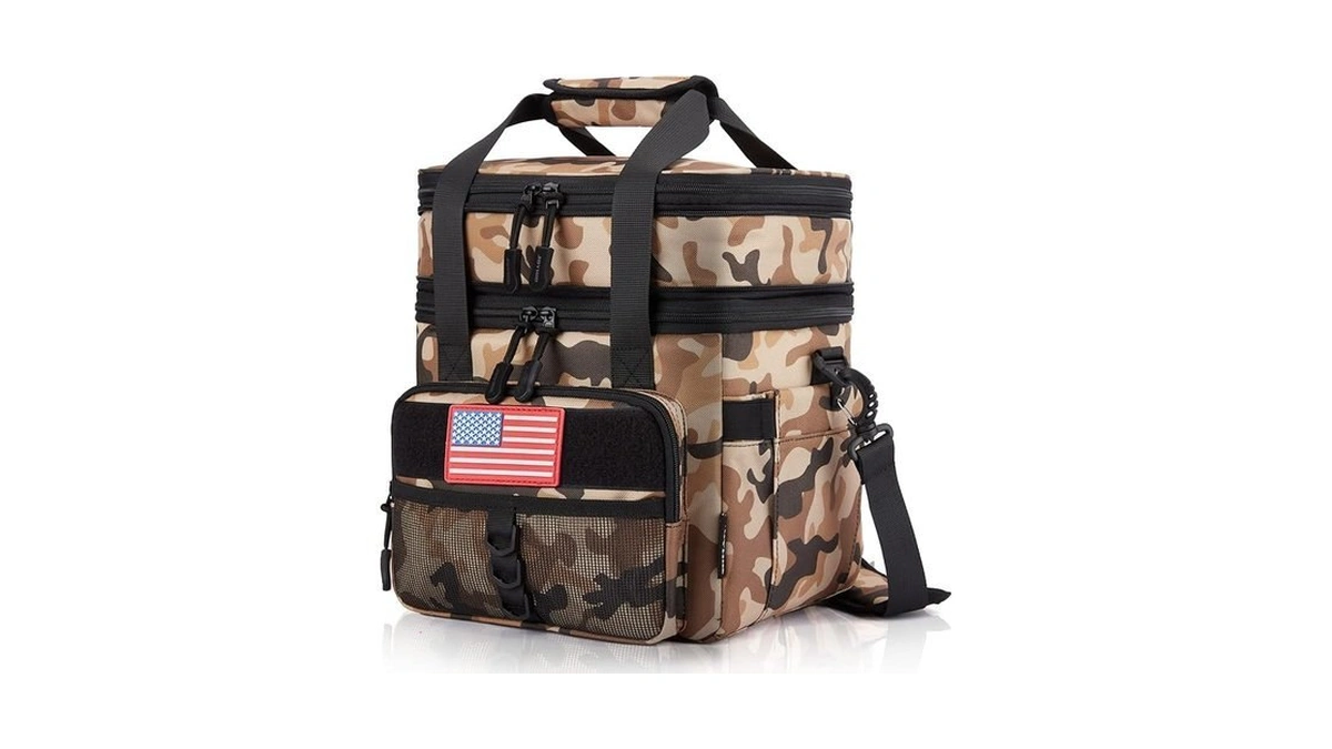 Joyhill Tactical Lunch Box For Men, Double Deck Expandable Insulated