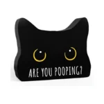 Black Cat Decor Cat Bathroom Decor Are You Pooping Funny