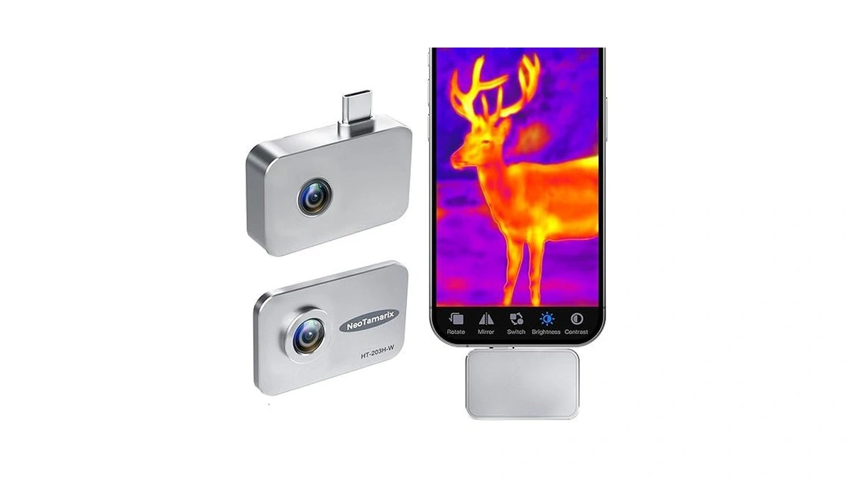 Thermal Camera For Android Usb-c, 512x384 Super Resolution With Macro