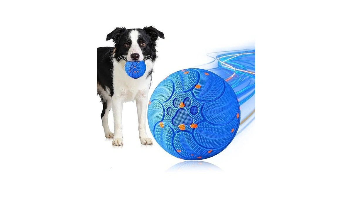 Eyomo Smart Interactive Dog Toys, Upgraded Chew-resistant E-tpu, Auto-bounce &
