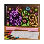 Upgraded 16-inch Led Drawing Board Rechargeable – 7 Colors, 10