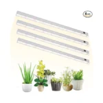 Dingchen T5 Grow Lights, 2ft 60w (4×15w, 500w Equivalent), Full