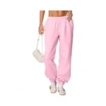 Facdiby Women's Fleece Lined Sweatpants High Waist Drawstring Sweat Pants